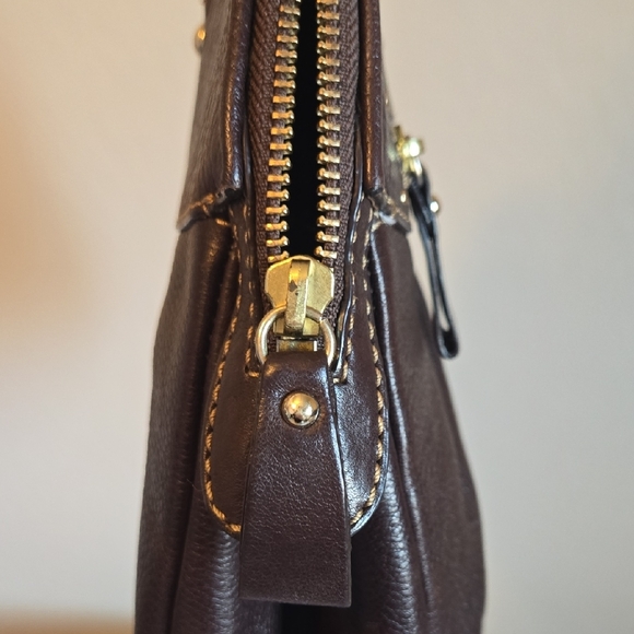 Elliott Lucca Leather Dark Brown Purse - Picture 12 of 16